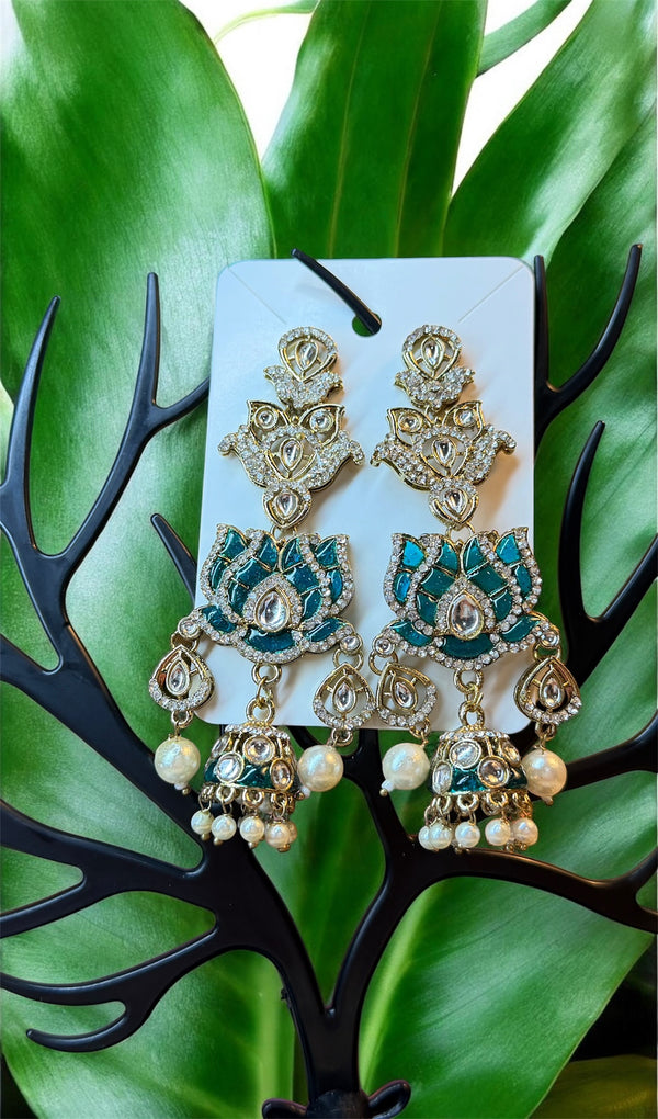 Rose Statement Earrings