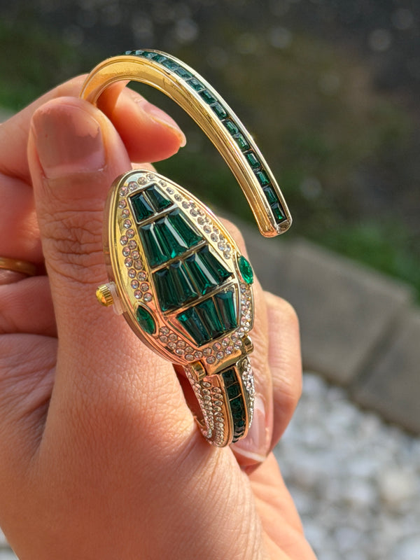 Serpenti Luxe Crystal Wrap Watch