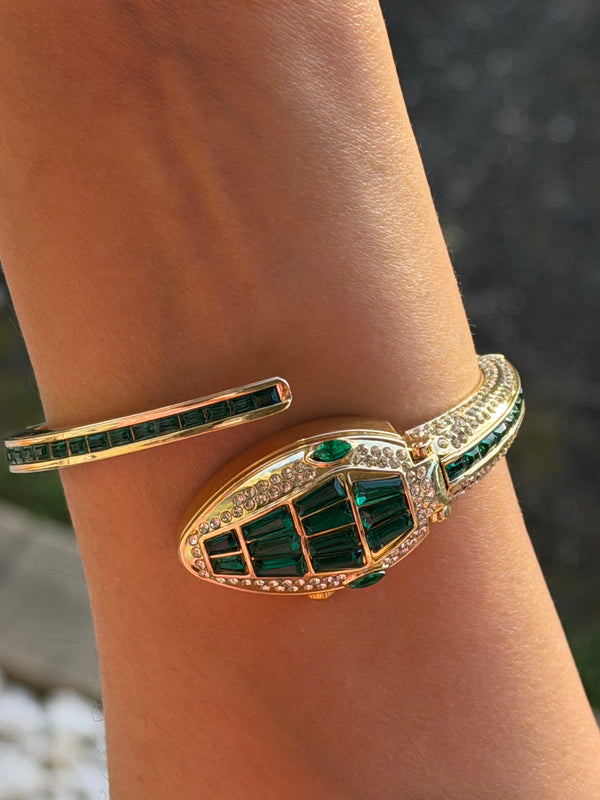 Serpenti Luxe Crystal Wrap Watch