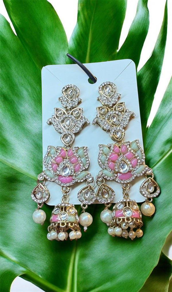 Rose Statement Earrings