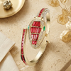 Ruby Crystal Snake watch