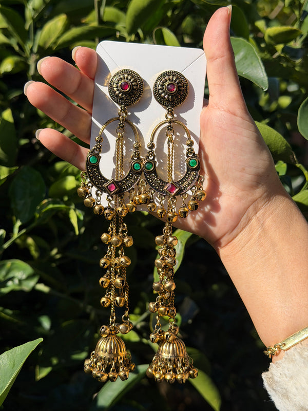 Sonam Kashmiri Long Earring