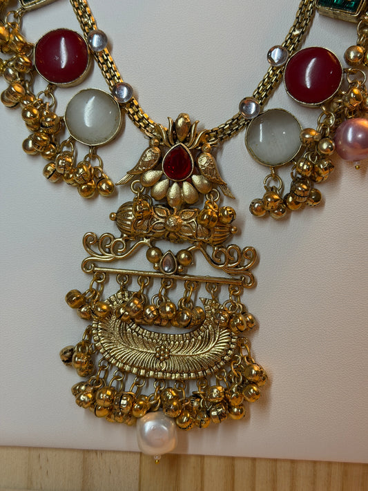 Handcrafted Monalisa Statement Necklace Set