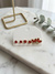 Crimson Blossom & Hearts 3-Pair Stud Earring Set
