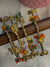 Zigzag Beaded Ghungroo Bangles
