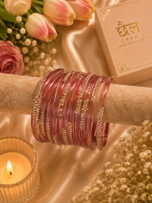 Crystal Bangle Set