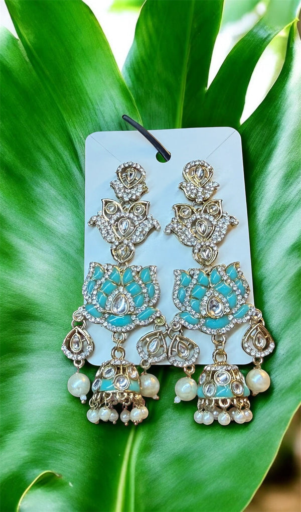 Rose Statement Earrings