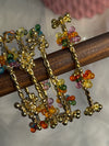 Zigzag Beaded Ghungroo Bangles