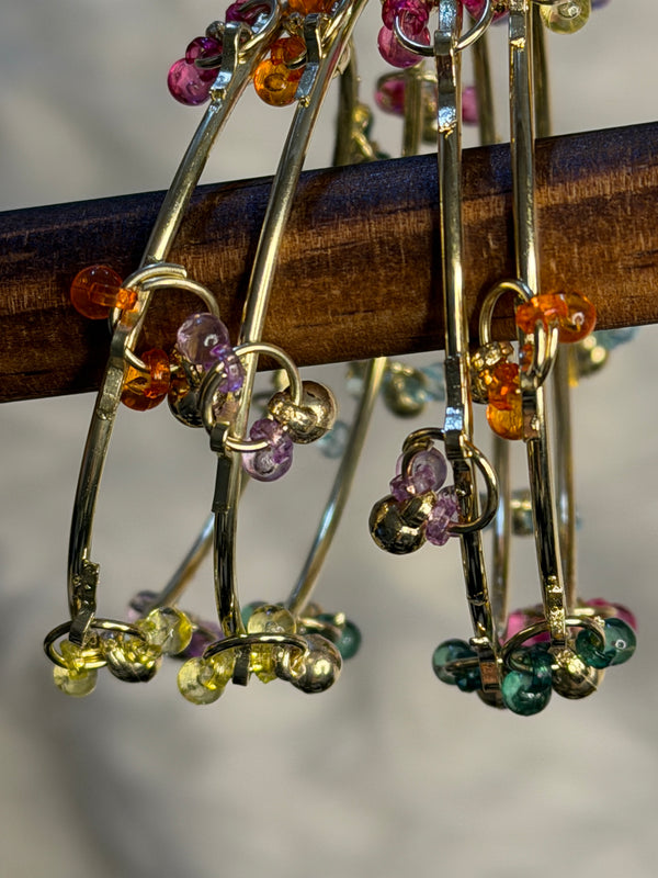 Pastel Beaded Ghungroo Bangles