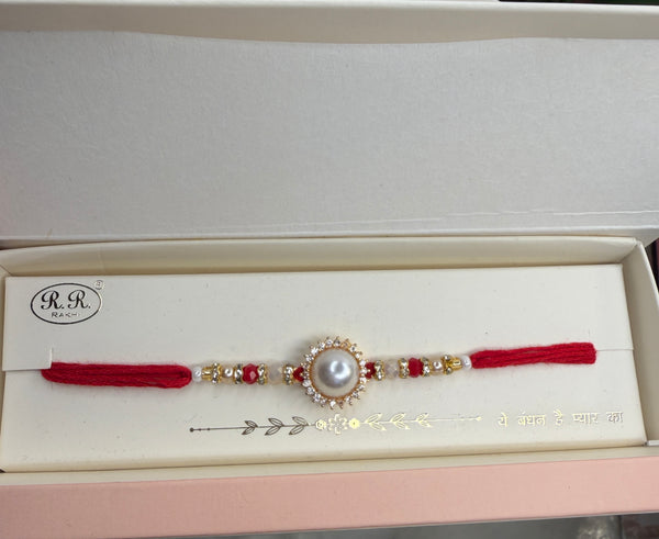 Pearl Elegance Rakhi