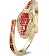 Ruby Crystal Snake watch