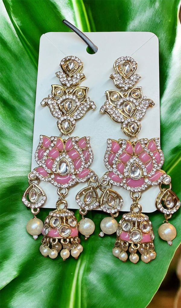 Rose Statement Earrings