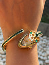 Emerald Crystal Snake watch