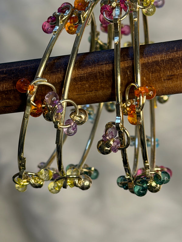 Pastel Beaded Ghungroo Bangles