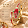 Ruby Crystal Snake watch