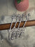 Zigzag Silver ghungroo bangles