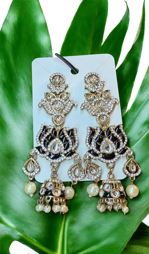 Rose Statement Earrings