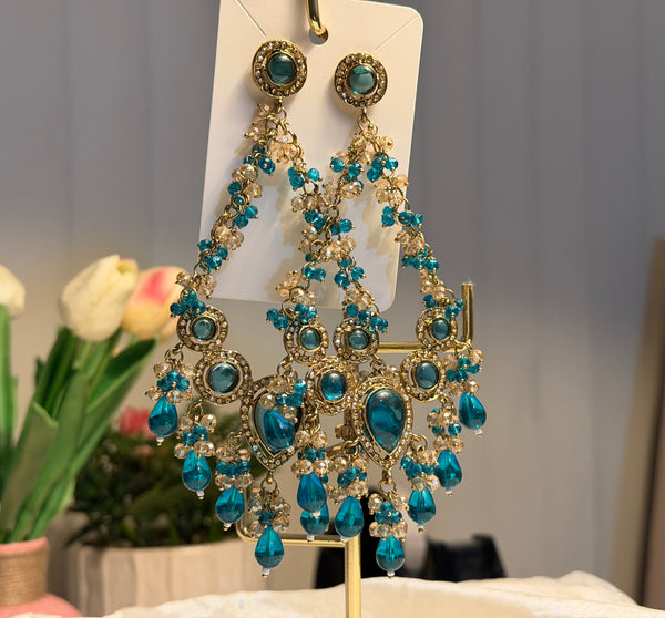 Simran Crystal Chandbali