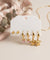 Golden Charm Trio Earring Set