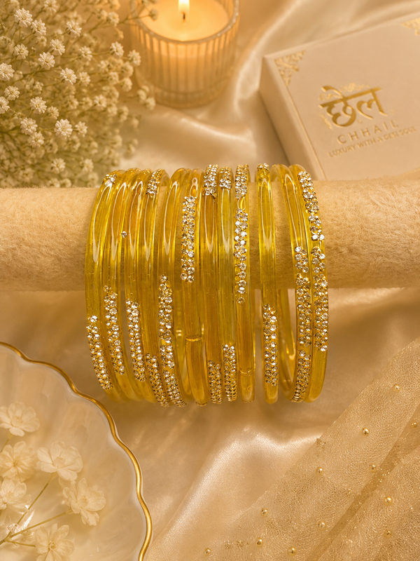 Crystal Bangle Set