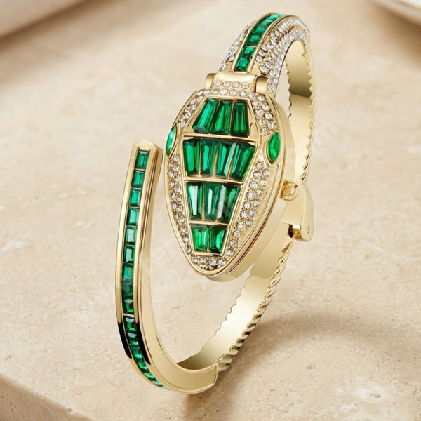 Serpenti Luxe Crystal Wrap Watch