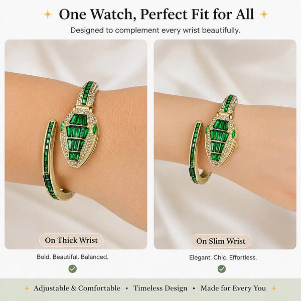 Serpenti Luxe Crystal Wrap Watch