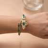Emerald Crystal Snake watch