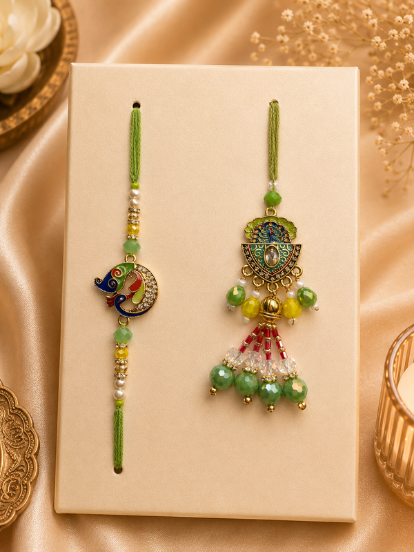 Peacock Bhai Bhabhi Rakhi
