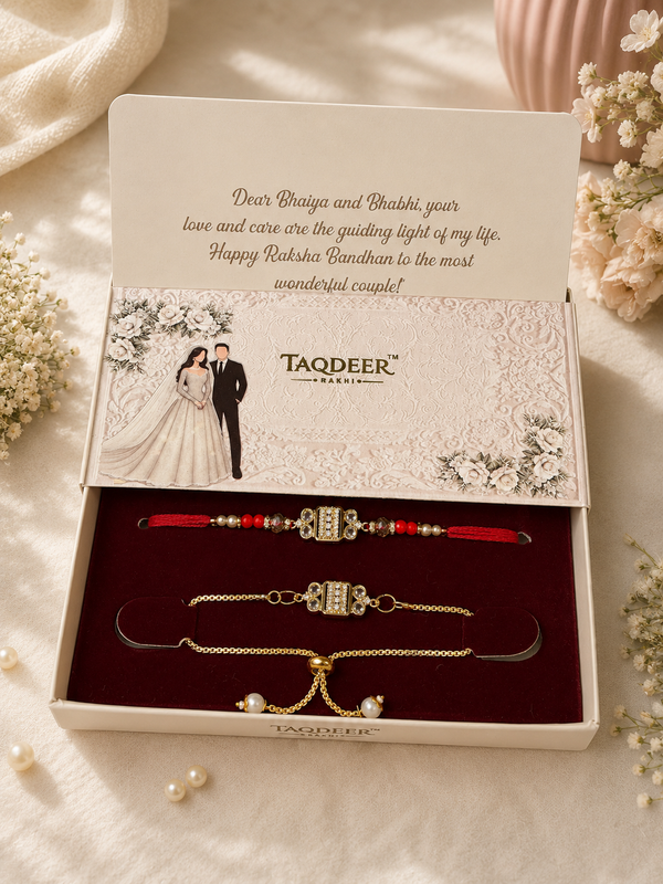 Bhai Bhabhi Premium Rakhi Gift Set