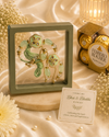 Bhai–Bhabhi Rakhi Set with Floating Frame