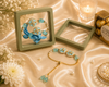 Bhai–Bhabhi Rakhi Set with Floating Frame